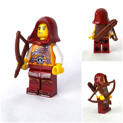 MOC aus LEGO -Teilen Time Warrior Archer Bogenschütze | passend zu 21348 10332
