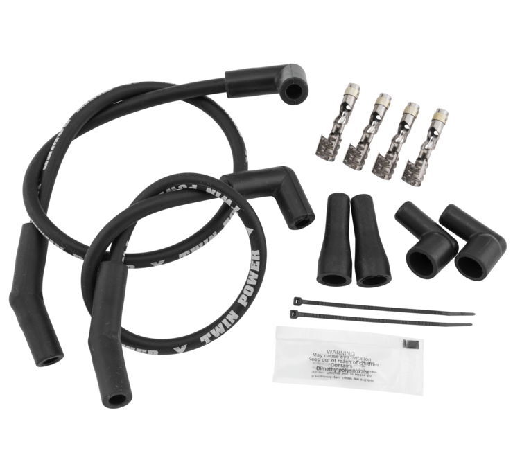Twin Power Universal Ignition Wires Black TP6629B | eBay