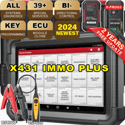 Launch X431 IMMO PLUS PRO 5 Key Programming Tool Full System Diagnostic Scanner