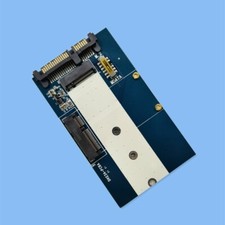 2 in 1 M.2 NGFF B-Key  mSATA SSD to SATA 3.0 Adapter Converter Case Enclosure
