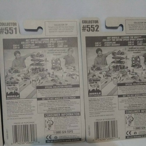 Hot Wheels 1996 Speed Spray Serie Numeri 1, 2, 3 e 4. #911 - Foto 8 di 8