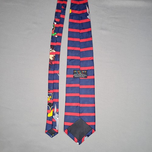 Looney Tunes Mania Tie Blue Bugs Daffy Pepe Le Pew Taz Marvin The Martian 1995 - Picture 4 of 11