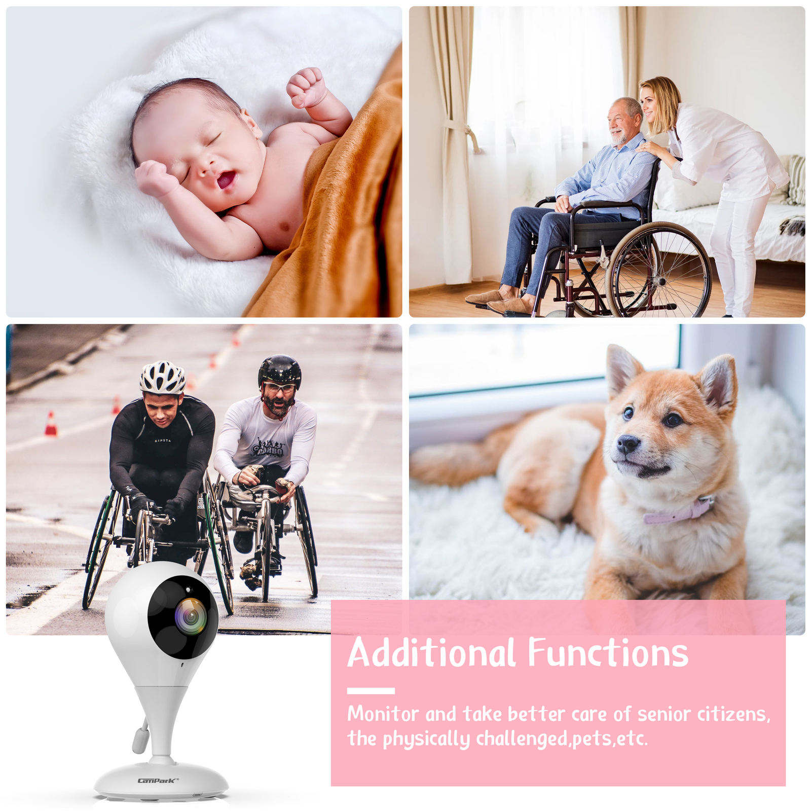 campark video baby monitor