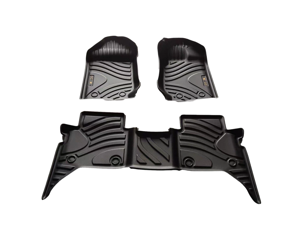 3D Floor Mats Front & Rear to suit Mitsubishi Triton 2006-  2015 MN ML - image 3 of 4