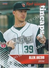 2022 Fort Wayne TinCaps Alek Jacob RC Rookie San Diego Padres