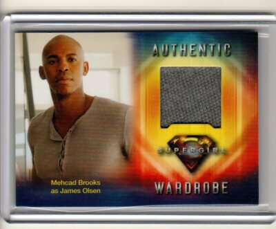 2018 Cryptozoic Supergirl Season 1 Mehcad Brooks as James Olsen Wardrobe M02
