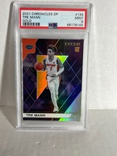 Tre Mann 2021 Panini Chronicles Draft Picks  Gold  /10 Rookie RC PSA 9