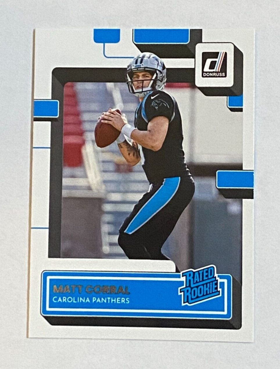 2022 Panini Donruss Rated Rookie #302 Matt Corral Carolina Panthers