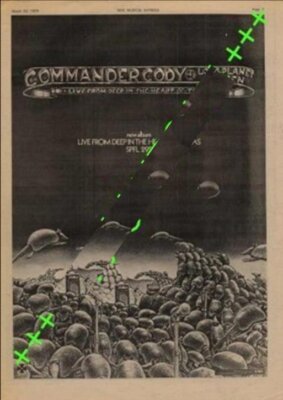 Commander Cody and Lost Planet Airmen UK LP Advert 1974 CXWQY