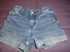 Girls Cherokee Denim Shorts with Adjustable Waist - SZ 7/8