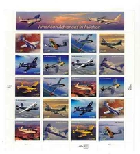Scott #3916/25...37 Cent...American Aviation...Sheet  of 20