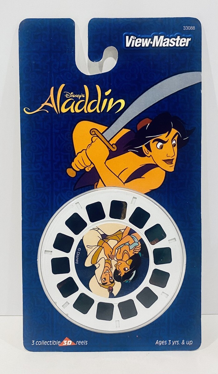 View-Master Disney's Aladdin 3 Collectible 3D Reels NOS Sealed