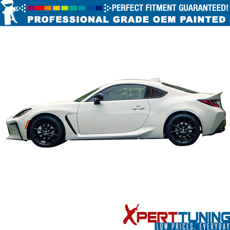 Fits 2224 Subaru BRZ Toyota GR86 DCK Ignition Red Window Louver Vents