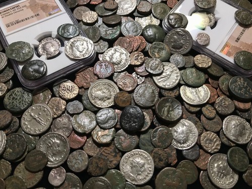 ✯ Antigua Moneda Estate ✯ Griego Bizantino Romano✯ Plata Bronce Oro BC Dinero ✯ - Imagen 2 de 2