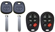 2 New TOYOTA Sienna 2010-2015 G Chip Key + Remote 6B GQ43VT20T USA Seller A+++