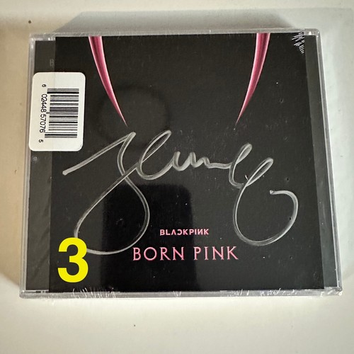 BLACKPINK Born Pink The Album Official Jennie Signed Art Card Autographed - Picture 4 of 11
