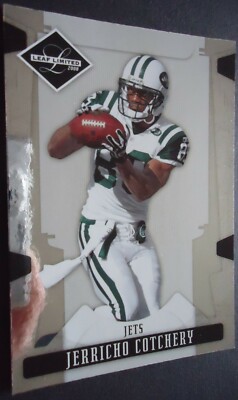 NFL 69 Jerricho Cotchery New York Jets Donruss Leaf Limited 2008