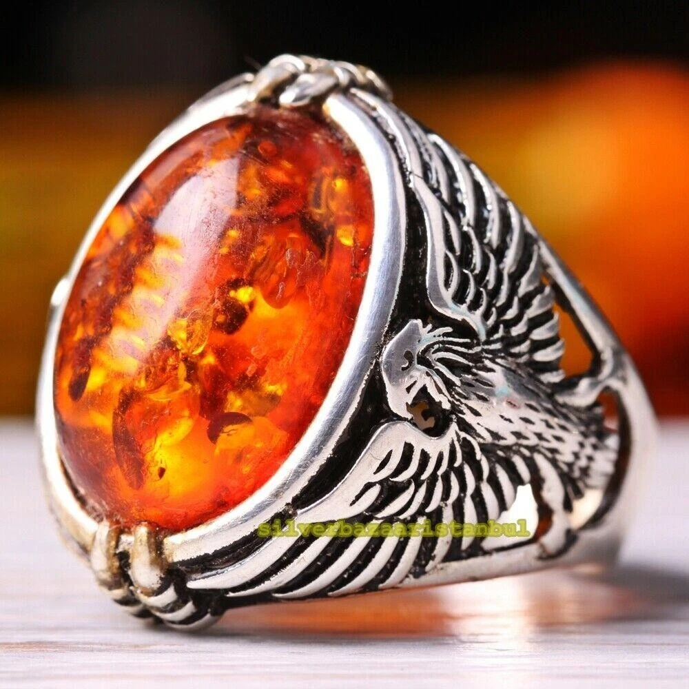 Orange mens hotsell ring