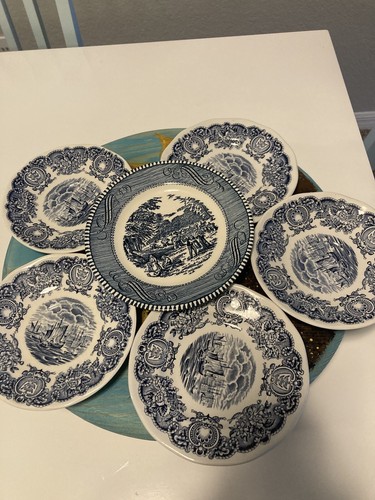 Historical Port Of England Small Plate Made In England 6" D 5 PCs & 1 Pc - Picture 2 of 12
