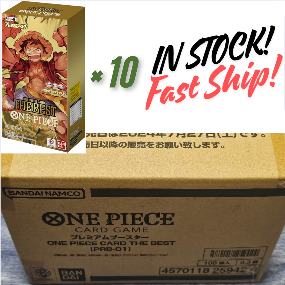 ONE PIECE Card Game PRB-01 The Best Factory Sealed 1 Case ONE PIECE Card Game PRB-01 The Best Factory Sealed 1 Case