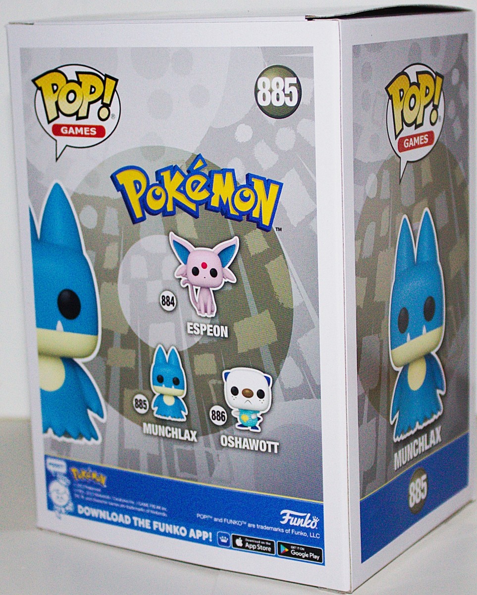 Pokemon Video Game Munchlax Vinyl POP! Figure Toy #885 FUNKO NEW