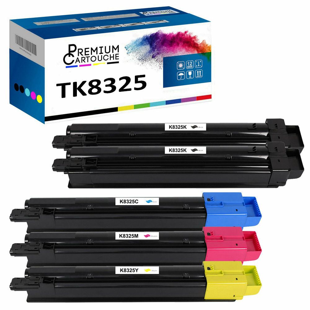 Toner TK8325 compatible pour imprimer des rapports de réunion nets en couleur