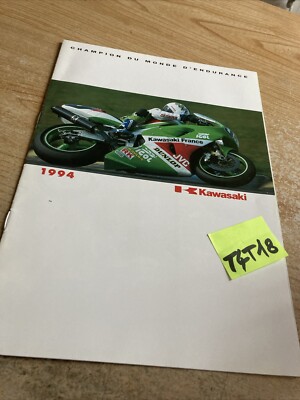 Kawasaki 1994 ZXR750R ZX-9R ZZR GTR KLX Zephyr Etc Catalog | eBay