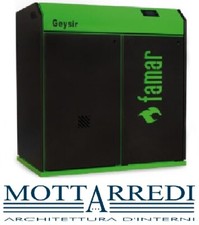 CALDAIA POLICOMBUSTIBILE FAMAR GEYSIR 34,5 KW AUTO PULENTE -  Chiama x sconto