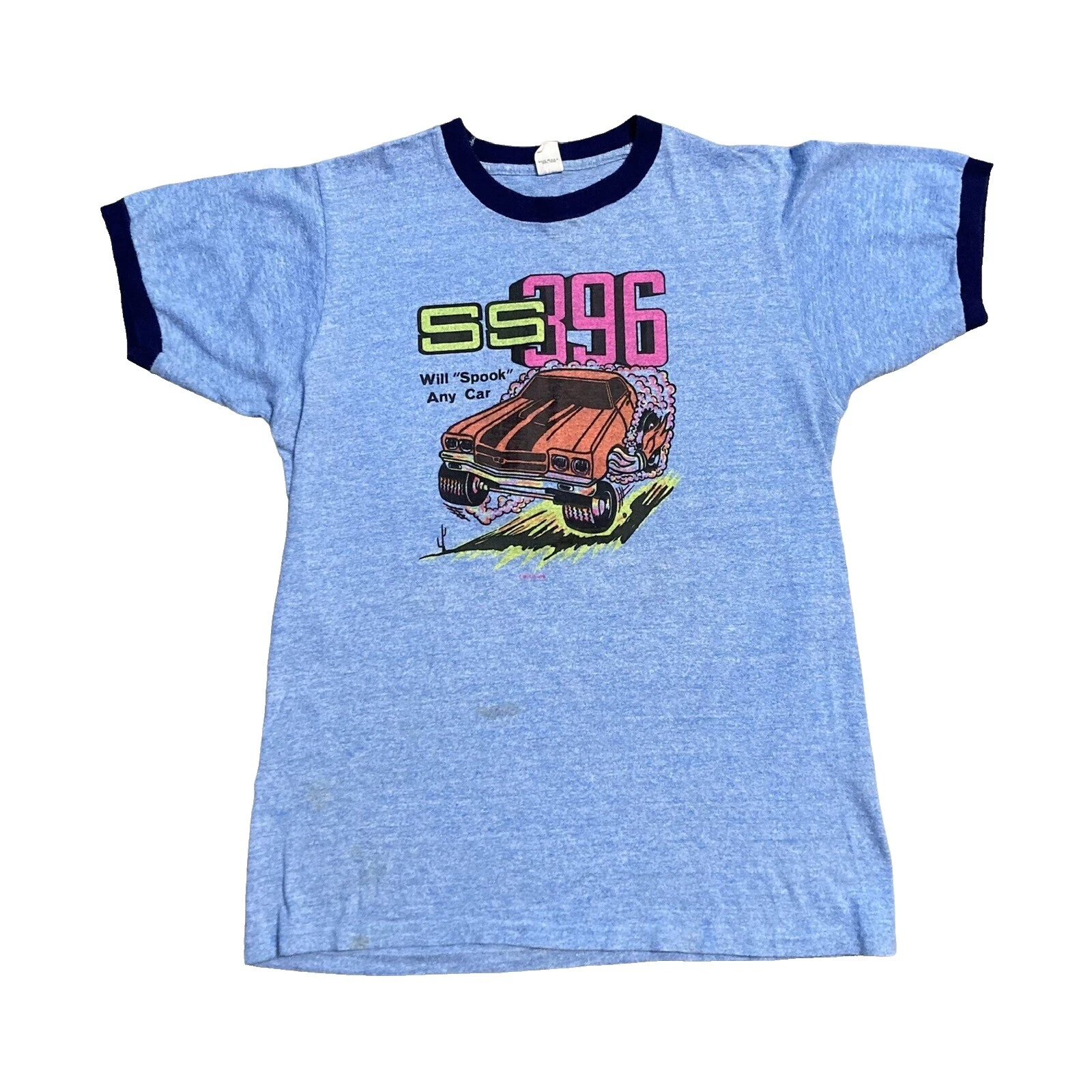 Algodón Varios Colores 1960s Vintage Camisetas para Hombres