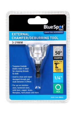Blue Spot 20515 Blue Spot Tools Außenfasen-Entgratwerkzeug (3-19 mm)