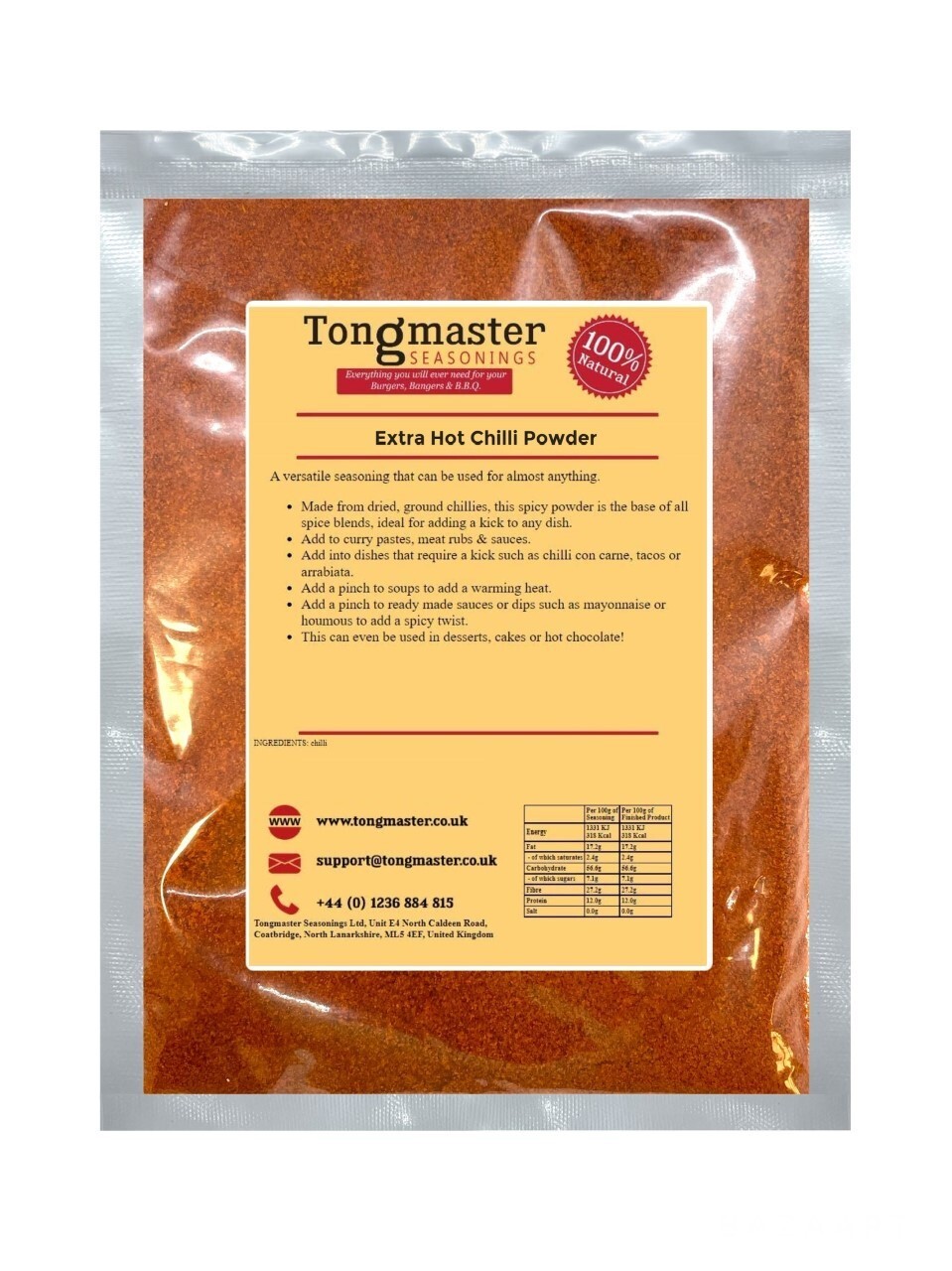 Extra Hot Chilli Powder - 50g