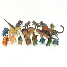 Dinosaur Lot Toy Figure Bundle 18pc Tyrannosaurus Triceratops Stegosaurus