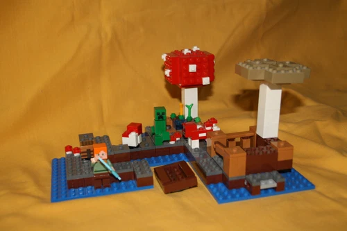 lego minecraft konvolut sammlung auflösung pilzinsel 21129