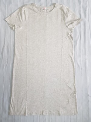 FLASHLIGHTS Damen Sommerkleid  T-Shirt Kleid grau  Baumwolle Gr. 40/42 NEU