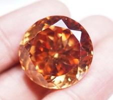79.35 Ct EGL Certified Natural Quality AAA HUGE Zircon Champagne Loose Gemstone
