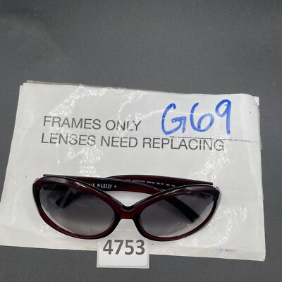 Anne Klein Sunglasses with Burgundy Frame s-l400.jpg main image 4