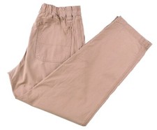 Uniqlo Jwanderson Khaki Tan Cotton Pleated Elastic Waist Chinos Pants 30-33