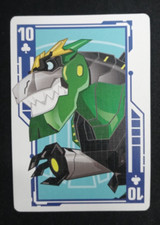 Transformers Robots In Disguise playing card 10 Clubs