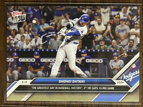 2024 Topps Now #723 Shohei Ohtani Los Angeles Dodgers