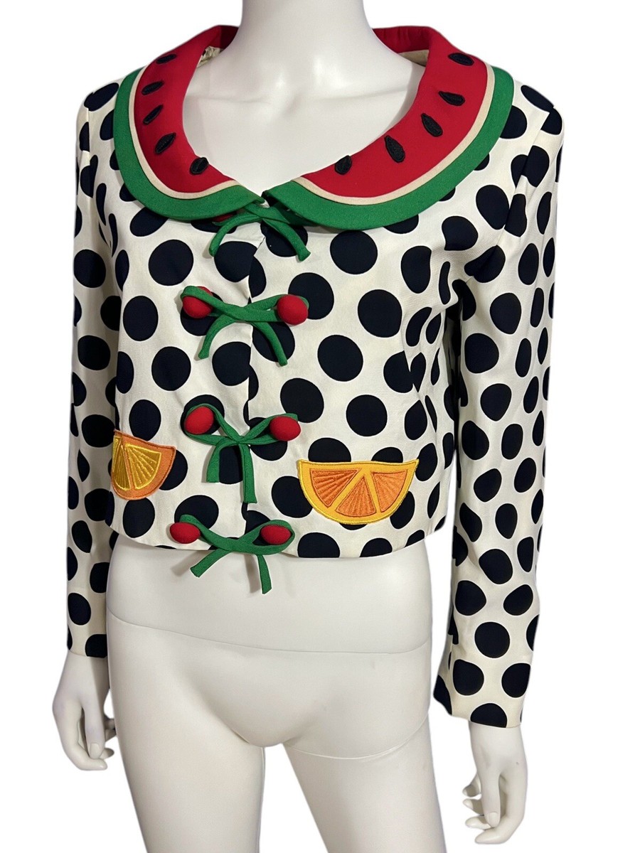 Moschino ドット柄 ライダースジャケット s-l1200.jpg