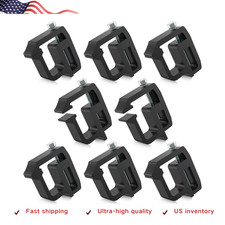 Camper Shell Clamps 8 Pcs Heavy Duty No Drilling Chevy Silverado Sierrablack