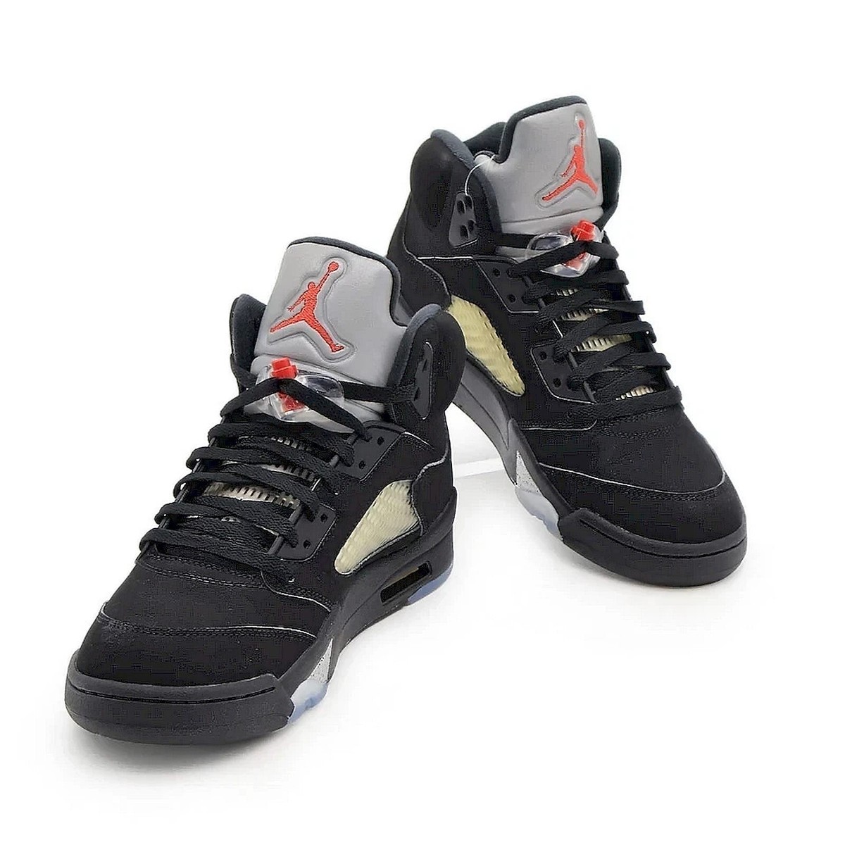 Size 7.5 - Air Jordan 5 Retro OG Black Metallic Reimagined for