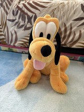 Disney Store Pluto Medium Plush Stuffed Animal With Return To Mickey Tag