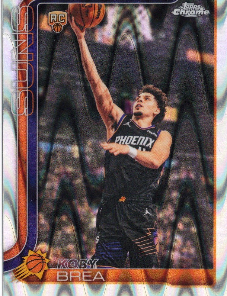 2025-26 Topps Chrome #292 Koby Brea RayWave Refractor