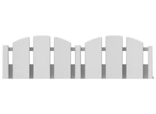 No-Dig Landscape Edging with Anchoring Spikes, 4.5 in. Tall Decorative Adiron...