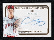 2023 Topps Definitive Collection 8/15 Shohei Ohtani #DCA-SO Auto 0n1s