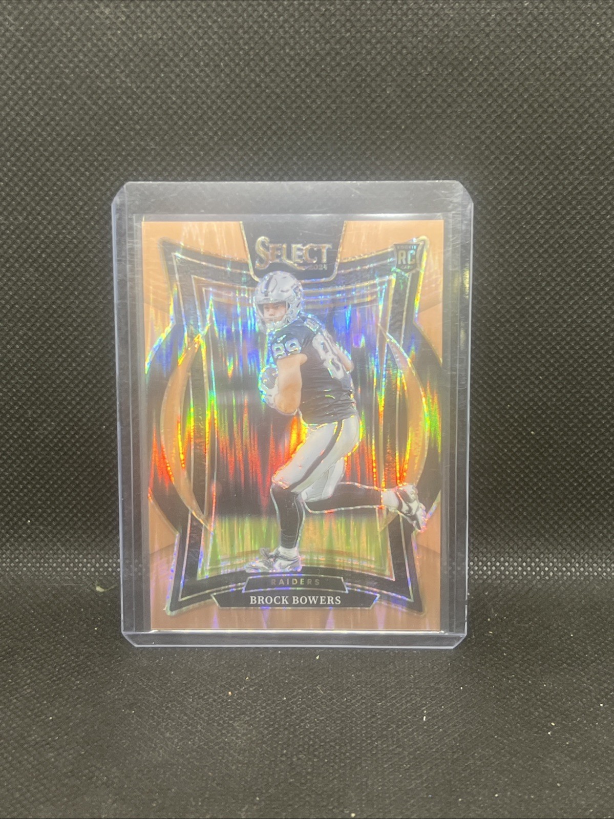 2024 Panini Select - Concourse Brock Bowers #31 Copper Shock Prizm /299 (RC)