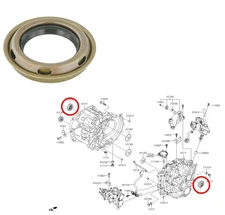 Transmission Case Seal FEBEST 95GDW-41610813L fits Hyundai Kia Ssangyong