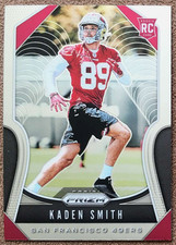 2019 Panini Prizm Kaden Smith Rookie #369 San Francisco 49ers Football Chrome RC