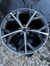 Llanta de aleación genuina Jaguar tipo F 20” x 9J pulida y negra Storm EX5M1007VA